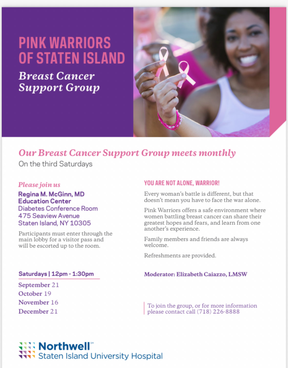 *Donate* a Power Word Bracelet for Pink Warriors of Staten Island