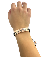 Load image into Gallery viewer, Grateful- Vented Power Word Aromatherapy Diffuser Bracelet
