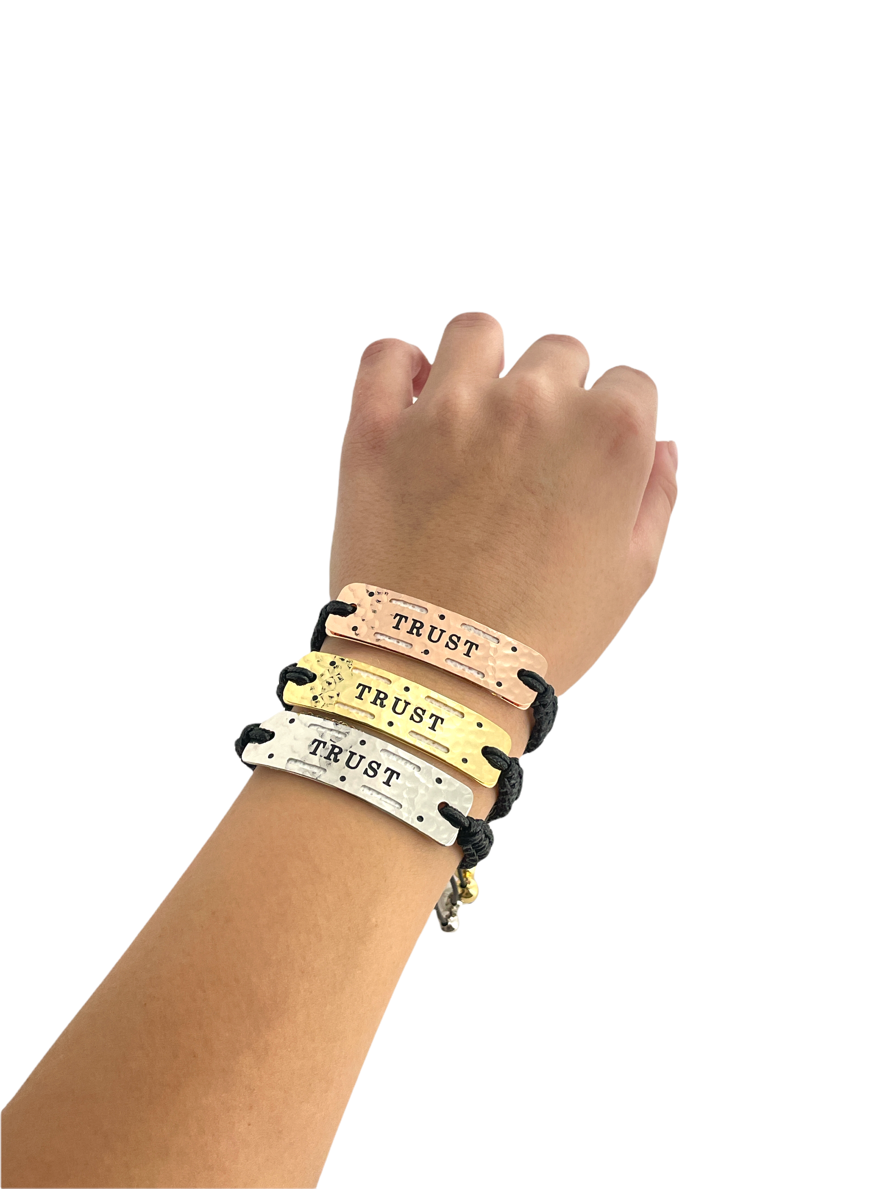 Trust- Vented Power Word Aromatherapy Diffuser Bracelet