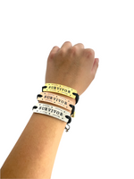 Load image into Gallery viewer, Survivor- Vented In Brooklyn Power Word Aromatherapy Essential Oil Diffuser Bracelet
