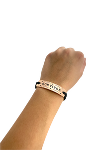 Survivor- Vented In Brooklyn Power Word Aromatherapy Essential Oil Diffuser Bracelet