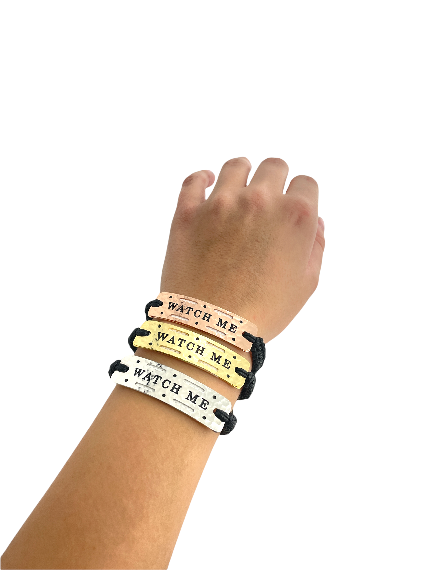 Watch Me - Vented In Brooklyn Power Word Aromatherapy Essential Oil Diffuser Bracelet