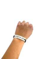 Load image into Gallery viewer, Watch Me - Vented In Brooklyn Power Word Aromatherapy Essential Oil Diffuser Bracelet
