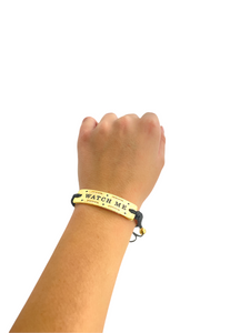 Watch Me - Vented In Brooklyn Power Word Aromatherapy Essential Oil Diffuser Bracelet