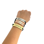 Load image into Gallery viewer, Warrior - Vented In Brooklyn Power Word Aromatherapy Essential Oil Diffuser Bracelet

