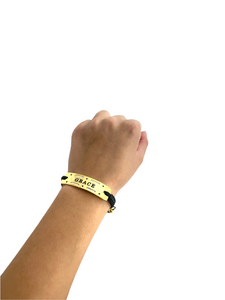 Grace  - Vented Power Word Aromatherapy Diffuser Bracelet