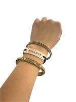 Load image into Gallery viewer, Balance - Vented Power Word Aromatherapy Diffuser Bracelet
