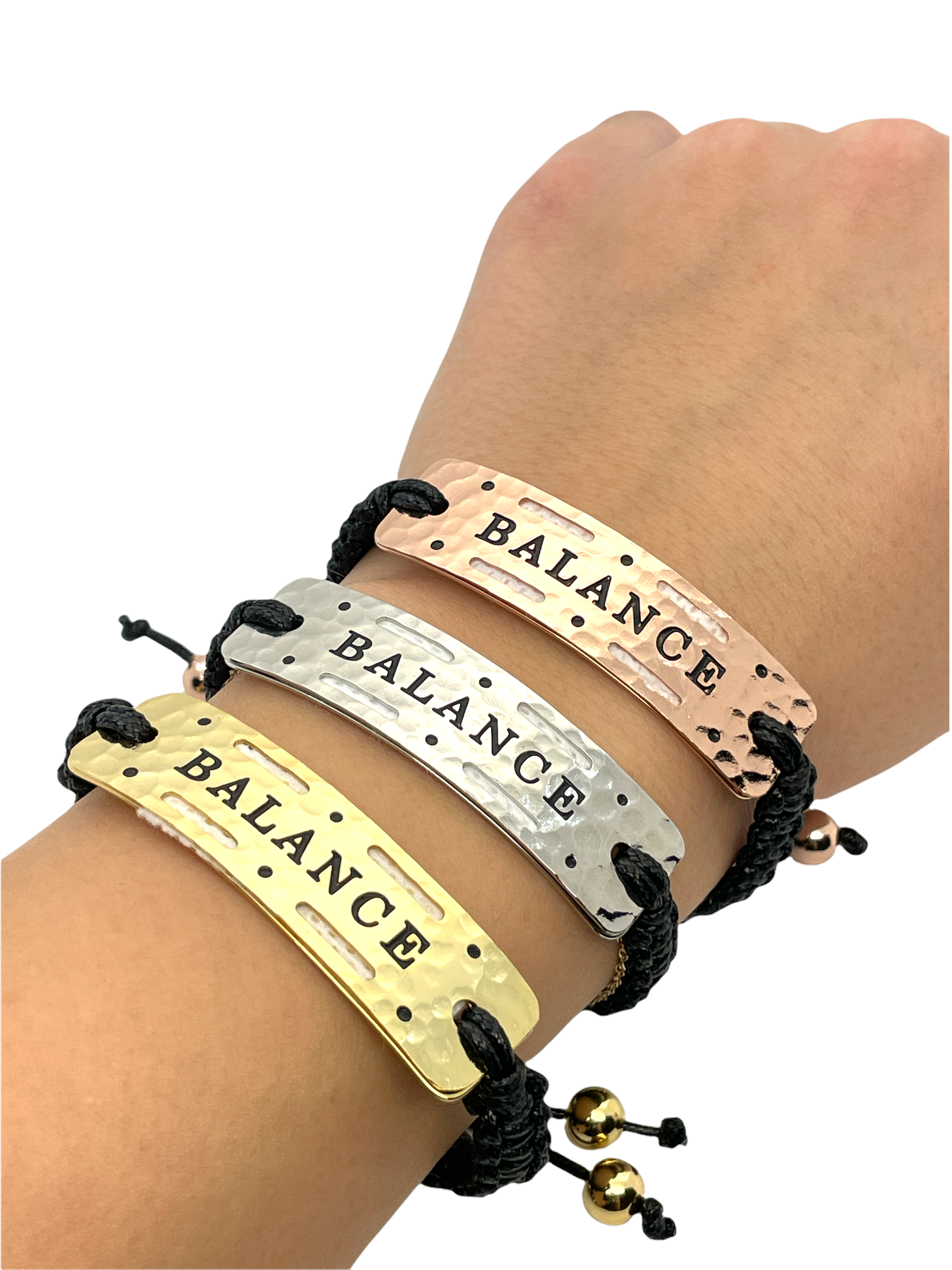 Balance - Vented Power Word Aromatherapy Diffuser Bracelet