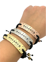 Load image into Gallery viewer, Balance - Vented Power Word Aromatherapy Diffuser Bracelet
