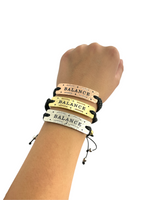Load image into Gallery viewer, Balance - Vented In Brooklyn Power Word Aromatherapy Diffuser Essential Oil Bracelet
