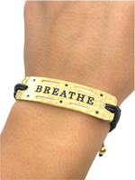 Load image into Gallery viewer, Breathe - Vented In Brooklyn Power Word Aromatherapy Essential Oil Diffuser Bracelet
