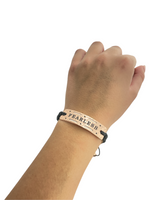 Load image into Gallery viewer, Fearless  - Vented Power Word Aromatherapy Diffuser Bracelet
