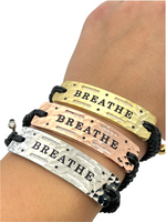 Load image into Gallery viewer, Breathe - Vented In Brooklyn Power Word Aromatherapy Essential Oil Diffuser Bracelet
