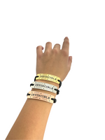 Load image into Gallery viewer, Invincible Vented Power Word Aromatherapy Diffuser Bracelet
