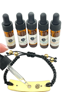 Namaste- Vented Power Word Aromatherapy Diffuser Bracelet