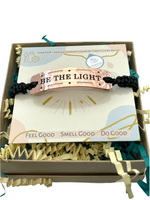 Load image into Gallery viewer, Be The Light- Vented In Brooklyn Power Word Aromatherapy Essential OIl Diffuser Bracelet
