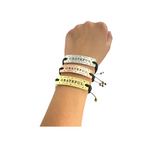 Load image into Gallery viewer, Grateful- Vented In Brooklyn Power Word Aromatherapy Essential Oil Diffuser Bracelet
